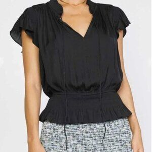 Maison d’Amelie NWT Black Blouse